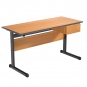 Lehrertisch, 130x65 cm (B/T), 76 cm hoch, Platte: Melamin, PU-Kante, 